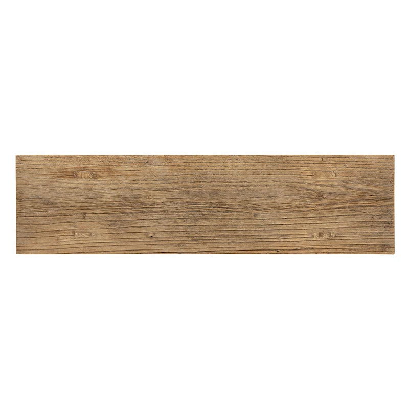 Handcrafted Reclaimed Wood Bench – Natural Weathered Finish, 35" L