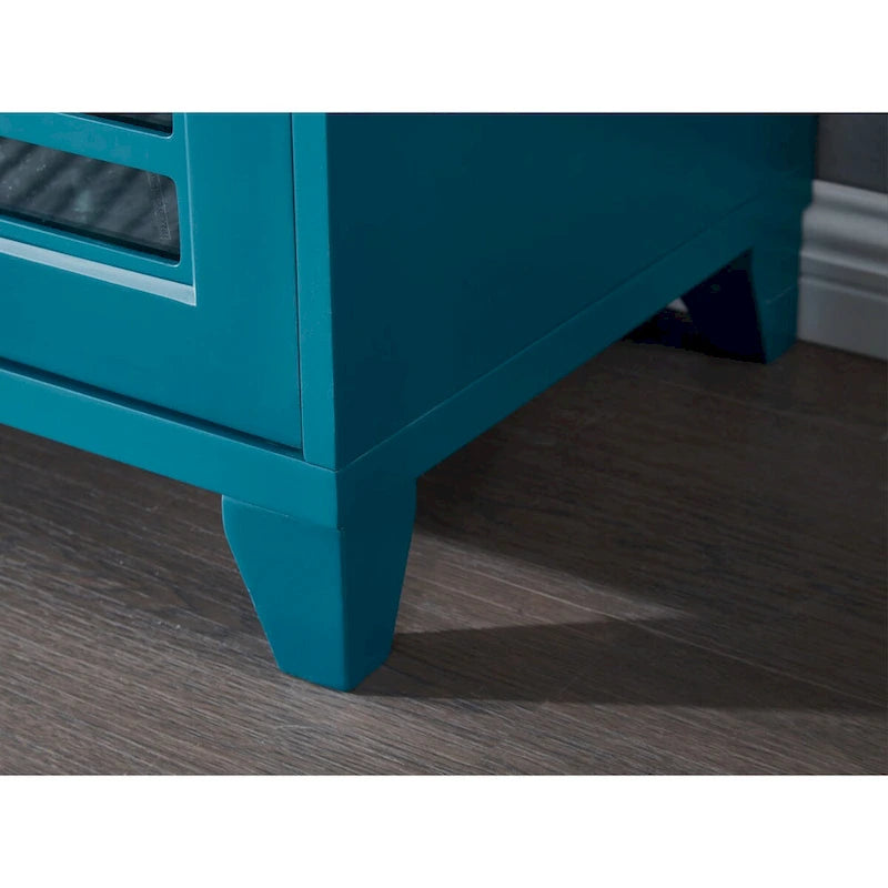 60" Sideboard Buffet Cabinet with Adjustable Shelves – Fits TVs Up to 65"