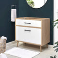36" Bathroom Vanity Cabinet with Drawer and Rubberwood Legs