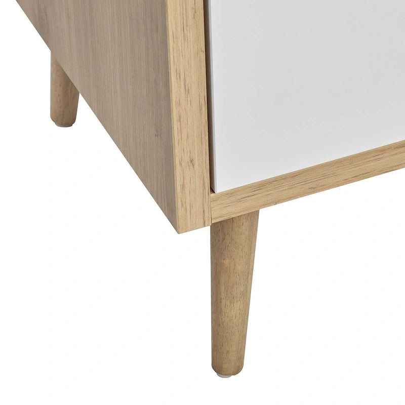 36" Bathroom Vanity Cabinet with Drawer and Rubberwood Legs