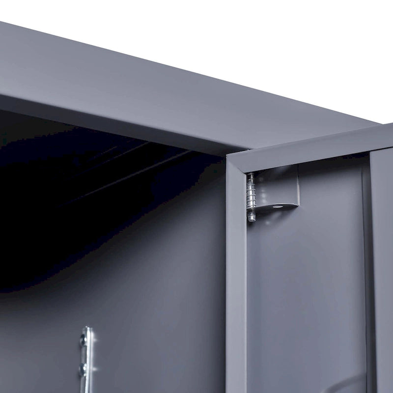 5-Door Steel Storage Locker with Individual Locks