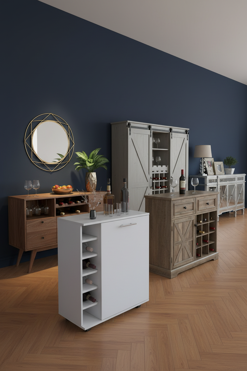 Bar & Wine Storage 竖版前后摆放集合图